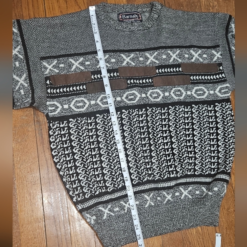 Barnaby/sweater/men's/vintage 80s or 90s style, grunge/urban fashion/Crewneck - Picture 8 of 8